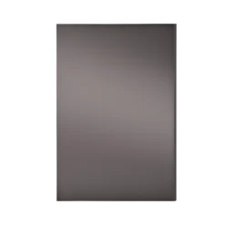 GoodHome Stevia & Garcinia Innovo Handleless Gloss Anthracite Slab Clad On End Panel (H)934mm (W)640mm