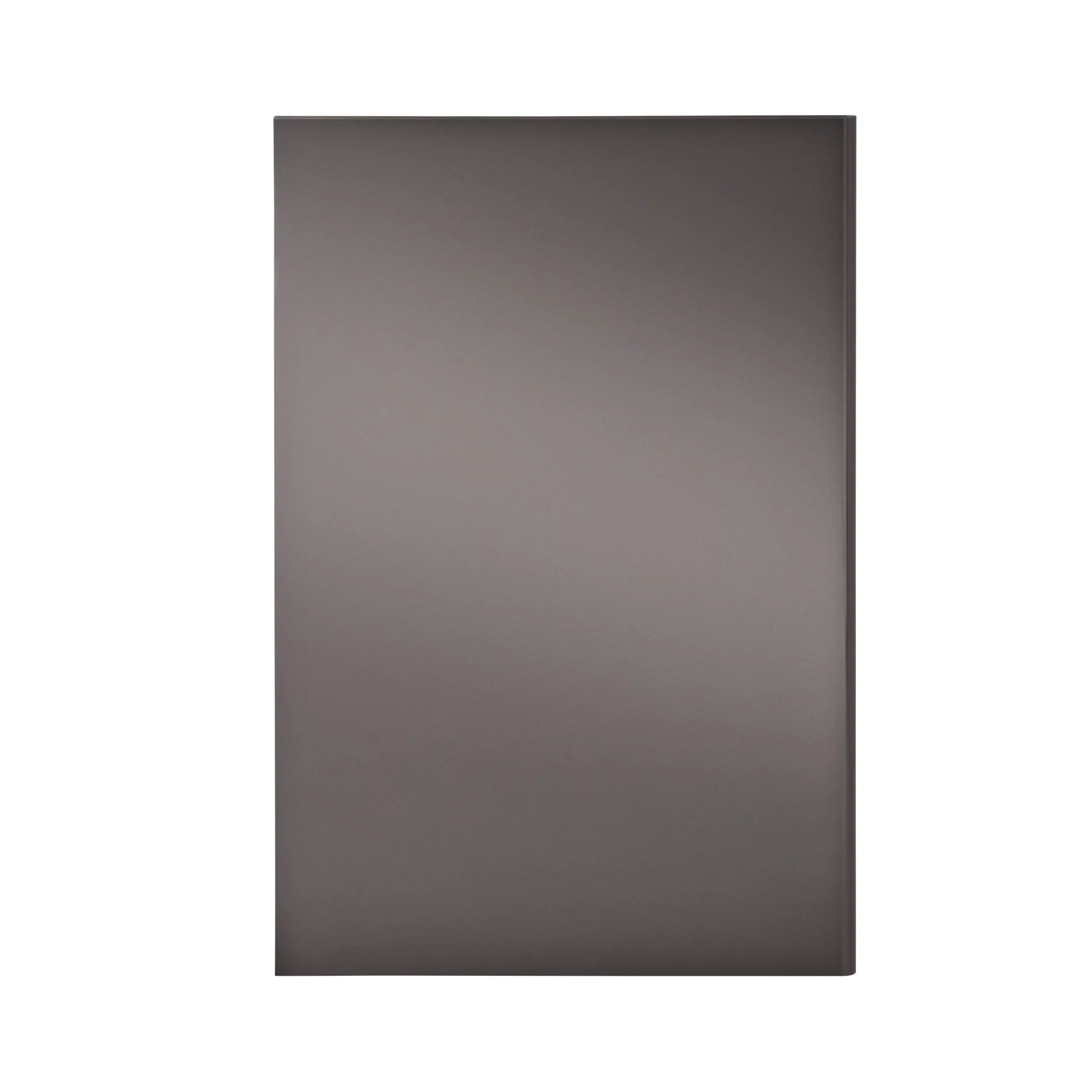 GoodHome Stevia & Garcinia Innovo Handleless Gloss Anthracite Slab Clad On End Panel (H)934mm (W)640mm 1 GoodHome Stevia & Garcinia Innovo Handleless Gloss Anthracite Slab Clad On End Panel (H)934mm (W)640mm