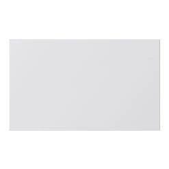 GoodHome Stevia & Garcinia Innovo Handleless Gloss Light Grey Slab Standard End Panel (H)340mm (W)595mm