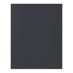 GoodHome Stevia & Garcinia Innovo Handleless Gloss Midnight Blue Slab End Panel (H)715mm (W)595mm