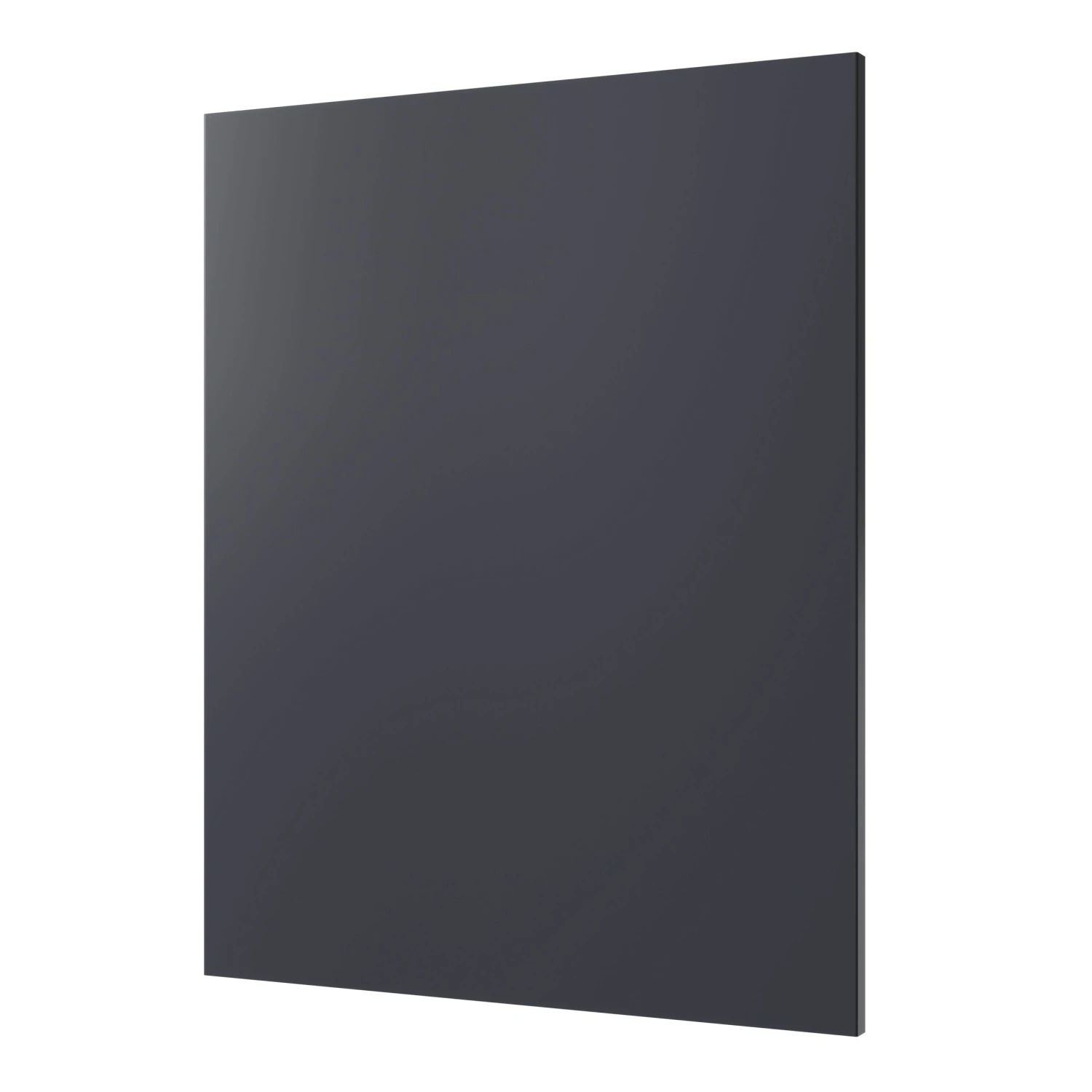 GoodHome Stevia & Garcinia Innovo Handleless Gloss Midnight Blue Slab End Panel (H)715mm (W)595mm 2 GoodHome Stevia & Garcinia Innovo Handleless Gloss Midnight Blue Slab End Panel (H)715mm (W)595mm - Image 2