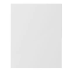 GoodHome Stevia & Garcinia Innovo Handleless Gloss White Slab Blanking Panel (H)715mm (W)595mm