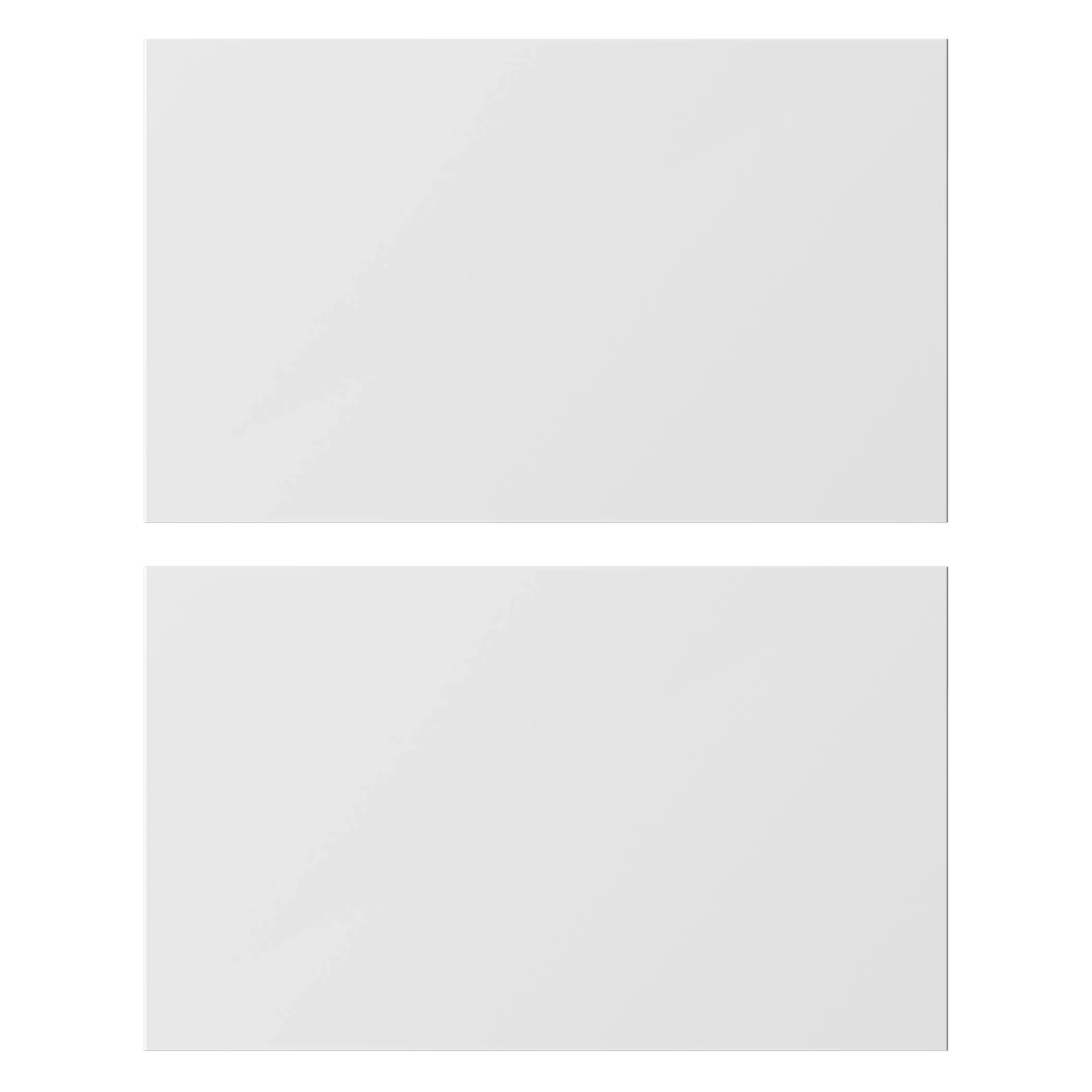 GoodHome Stevia & Garcinia Innovo Handleless Gloss White Slab Drawer Front (W)600mm 1 GoodHome Stevia & Garcinia Innovo Handleless Gloss White Slab Drawer Front (W)600mm