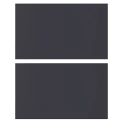 GoodHome Stevia & Garcinia Innovo Handleless Matt Blue Slab Blanking Panel (H)340mm (W)595mm