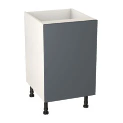 GoodHome Stevia Gloss Anthracite Slab Base Kitchen Cabinet (W)500mm (H)720mm