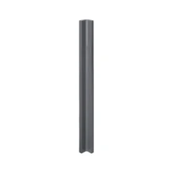 GoodHome Stevia Gloss Anthracite Slab Standard Corner Post, (W)59mm (H)715mm