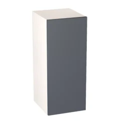GoodHome Stevia Gloss Anthracite Slab Wall Kitchen Cabinet (W)300mm (H)720mm