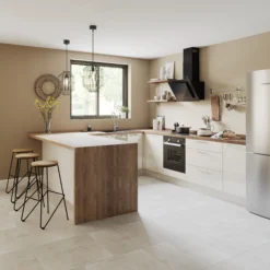 GoodHome Stevia Gloss Cream Slab Standard Breakfast Bar Back Panel (H)890mm (W)2000mm 14 GoodHome Stevia Gloss Cream Slab Standard Breakfast Bar Back Panel (H)890mm (W)2000mm -Goodhome goodhome stevia gloss cream slab standard breakfast bar back panel h 890mm w 2000mm3663602648000 20i