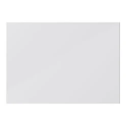 GoodHome Stevia Gloss Grey Slab Drawer Front, Bridging Door & Bi Fold Door, (W)500mm (H)356mm (T)18mm