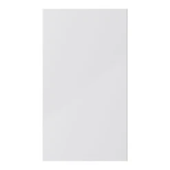 GoodHome Stevia Gloss Grey Slab Highline Cabinet Door (W)400mm (H)715mm (T)18mm