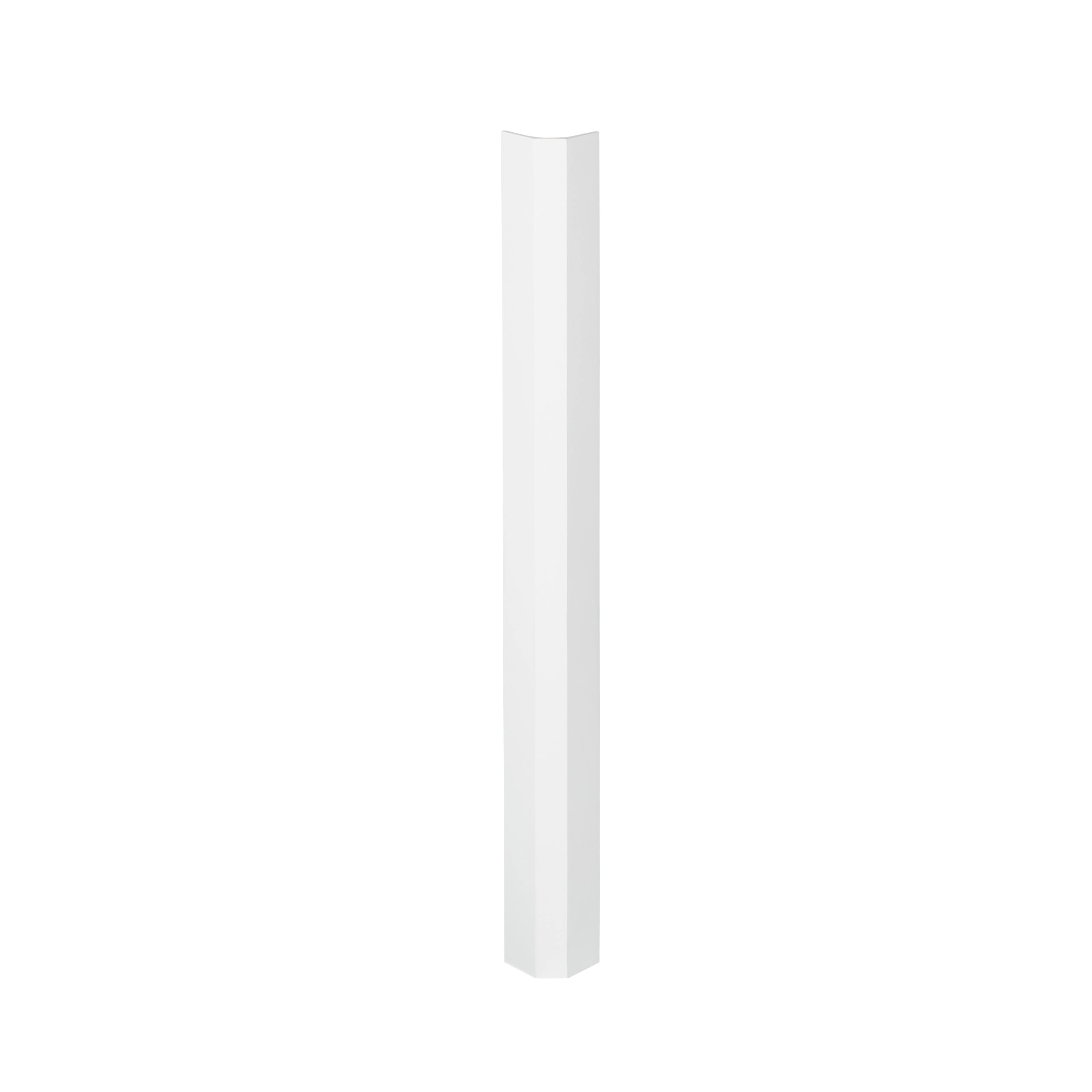 GoodHome Stevia Gloss Grey Slab Standard Corner Post, (W)59mm (H)715mm 2 GoodHome Stevia Gloss Grey Slab Standard Corner Post, (W)59mm (H)715mm - Image 2