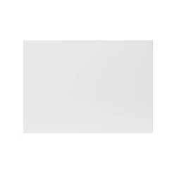 GoodHome Stevia Gloss White Slab Drawer Front, Bridging Door & Bi Fold Door, (W)500mm (H)356mm (T)18mm