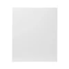 GoodHome Stevia Gloss White Slab Tall Appliance Cabinet Door (W)600mm (H)723mm (T)18mm