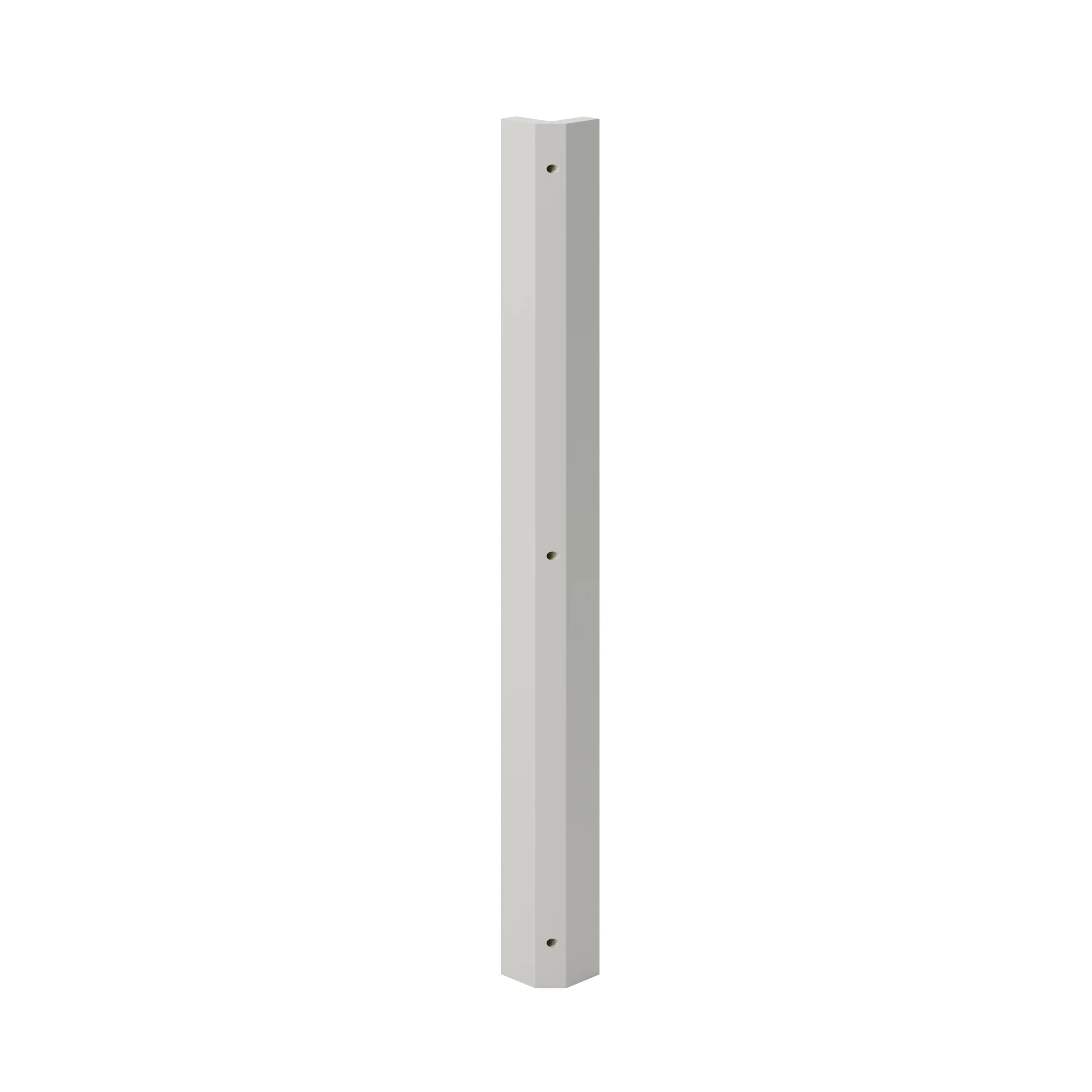 GoodHome Stevia Innovo Handleless Matt Grey Slab Standard Corner Post, (W)34mm (H)715mm 1 GoodHome Stevia Innovo Handleless Matt Grey Slab Standard Corner Post, (W)34mm (H)715mm