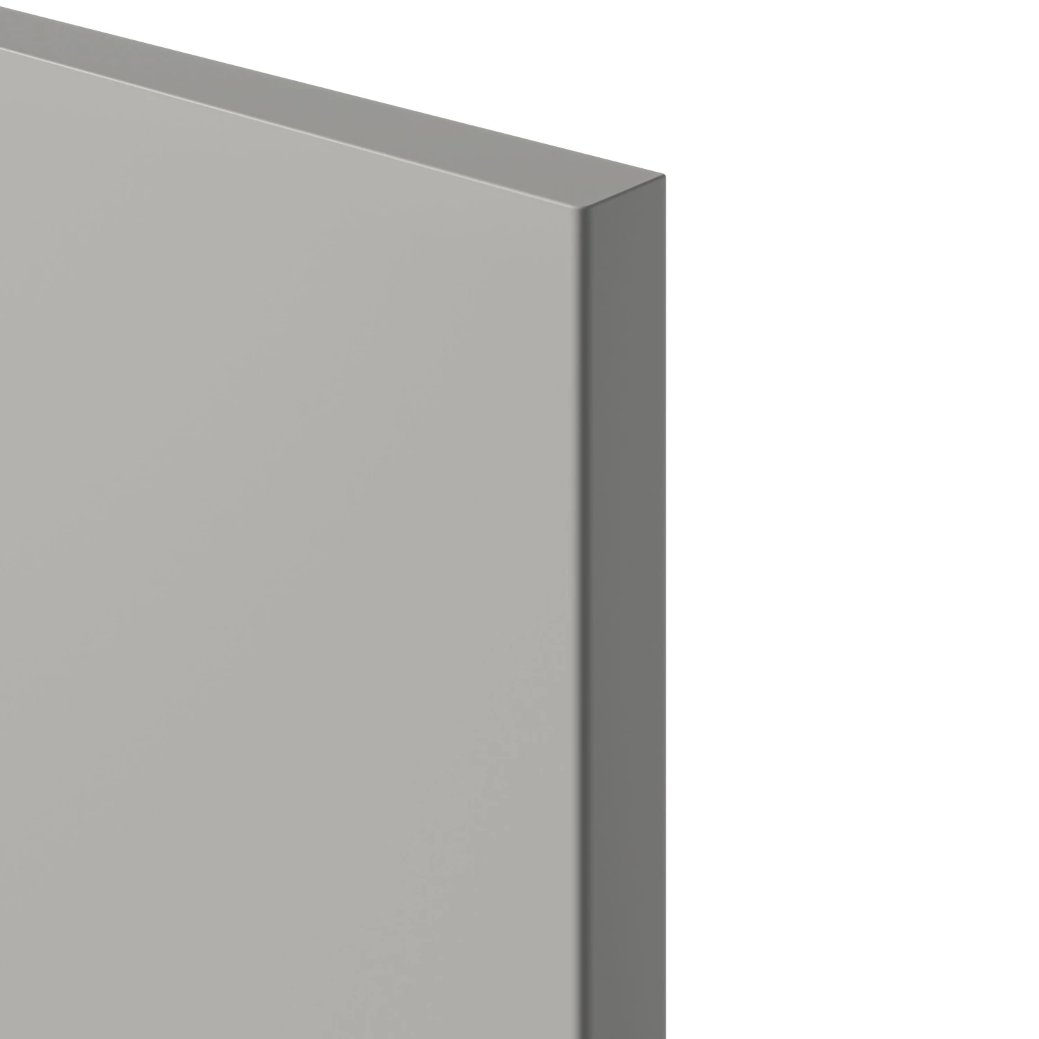 GoodHome Stevia Innovo Handleless Matt Pewter Grey Slab Drawer Front, Bridging Door & Bi Fold Door, (W)400mm (H)340mm (T)18mm 3 GoodHome Stevia Innovo Handleless Matt Pewter Grey Slab Drawer Front, Bridging Door & Bi Fold Door, (W)400mm (H)340mm (T)18mm - Image 3
