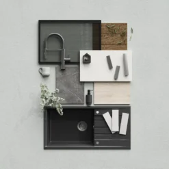 GoodHome Stevia Innovo Handleless Matt Sandstone Slab Drawerline Drawer Front, Bridging Door & Bi Fold Door, (W)400mm (H)356mm (T)18mm -Goodhome goodhome stevia innovo handleless matt sandstone slab drawerline drawer front bridging door bi fold door w 400mm h 356mm t 18mm5059340442785 20i