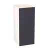 GoodHome Stevia Matt Blue Slab Wall Kitchen Cabinet (W)300mm (H)720mm