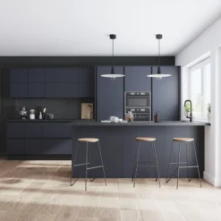 GoodHome Stevia Matt Blue Slab Wall Kitchen Cabinet (W)300mm (H)720mm 9 GoodHome Stevia Matt Blue Slab Wall Kitchen Cabinet (W)300mm (H)720mm -Goodhome goodhome stevia matt blue slab wall kitchen cabinet w 300mm h 720mm5059340702698 21i bq