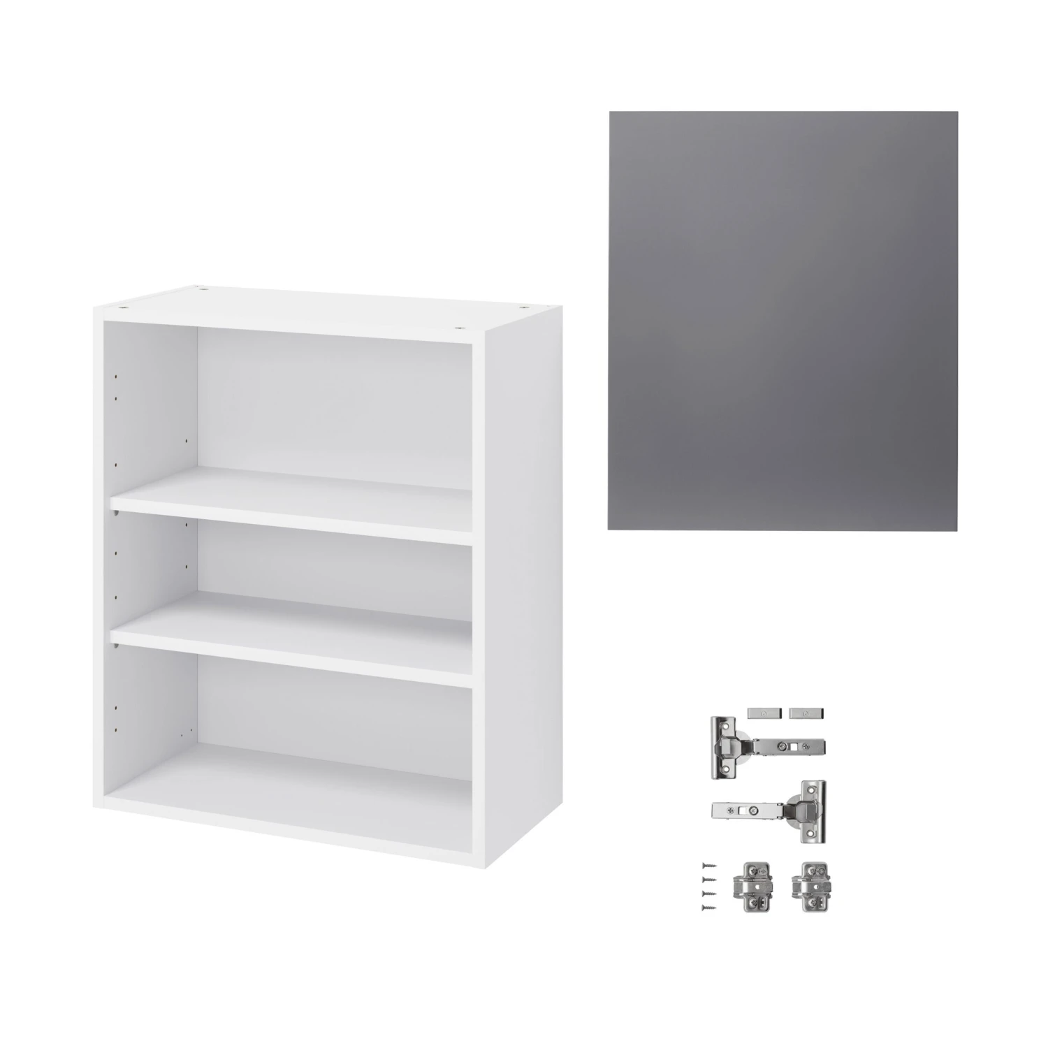 GoodHome Stevia Matt Blue Slab Wall Kitchen Cabinet (W)600mm (H)720mm 3 GoodHome Stevia Matt Blue Slab Wall Kitchen Cabinet (W)600mm (H)720mm - Image 3