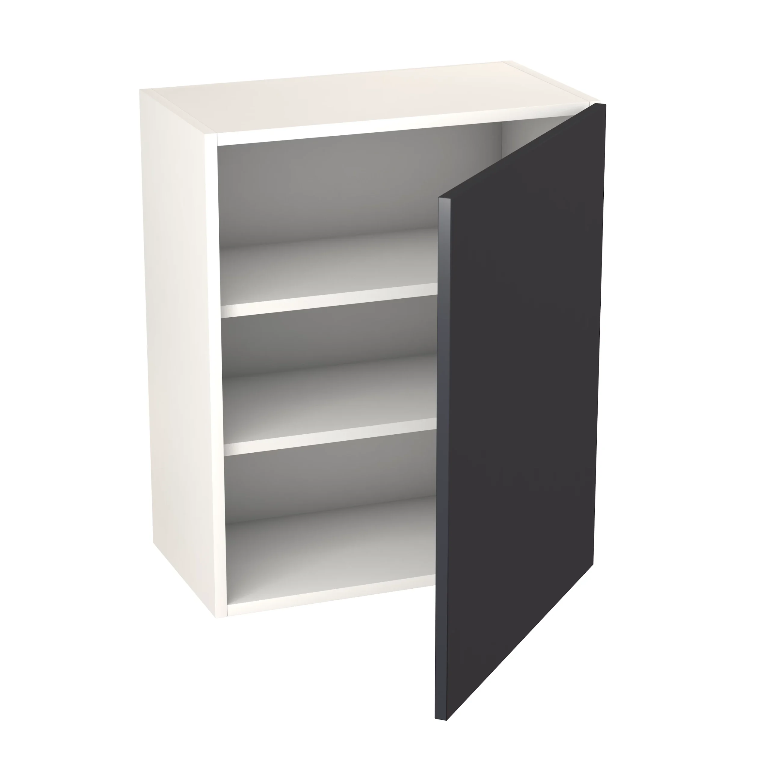 GoodHome Stevia Matt Blue Slab Wall Kitchen Cabinet (W)600mm (H)720mm 2 GoodHome Stevia Matt Blue Slab Wall Kitchen Cabinet (W)600mm (H)720mm - Image 2