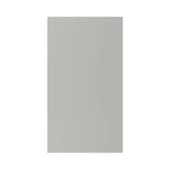GoodHome Stevia Matt Pewter Grey Slab Highline Cabinet Door (W)400mm (H)715mm (T)18mm