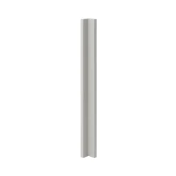 GoodHome Stevia Matt Pewter Grey Slab Standard Corner Post, (W)59mm (H)715mm