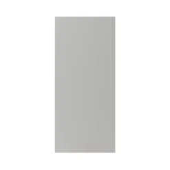 GoodHome Stevia Matt Pewter Grey Slab Tall Wall Cabinet Door (W)400mm (H)895mm (T)18mm