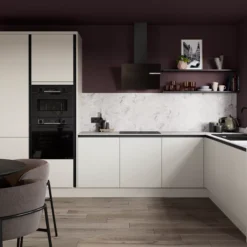 GoodHome Stevia Matt Sandstone Slab 70:30 Larder Cabinet Door (W)500mm (H)1287mm (T)18mm -Goodhome goodhome stevia matt sandstone slab 70 30 larder cabinet door w 500mm h 1287mm t 18mm5059340442747 06i