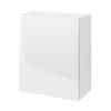 GoodHome Stevia Matt White Standard Wall Cabinet, (W)600mm (D)338mm