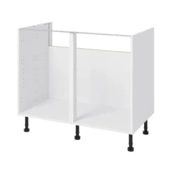GoodHome Stevia White Base Cabinet, (W)1000mm -Goodhome goodhome stevia white base cabinet w 1000mm3663602351771 04c bq