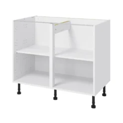 GoodHome Stevia White Base Cabinet, (W)1000mm -Goodhome goodhome stevia white base cabinet w 1000mm3663602351771 20c bq