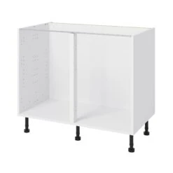 GoodHome Stevia White Base Cabinet, (W)1000mm -Goodhome goodhome stevia white base cabinet w 1000mm3663602351771 22c bq