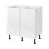 GoodHome Stevia White Base Unit, (W)800mm
