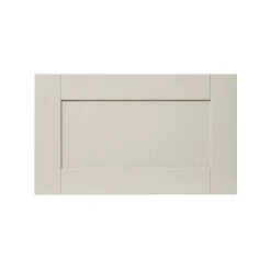 GoodHome Verbena Matt Cashmere Painted Natural Ash Shaker Drawer Front, Bridging Door & Bi Fold Door, (W)600mm (H)356mm (T)20mm