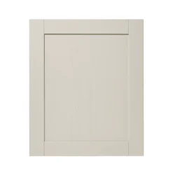 GoodHome Verbena Matt Cashmere Painted Natural Ash Shaker Highline Cabinet Door (W)600mm (H)715mm (T)20mm