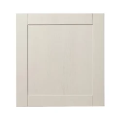 GoodHome Verbena Matt Cashmere Painted Natural Ash Shaker Tall Appliance Cabinet Door (W)600mm (H)633mm (T)20mm