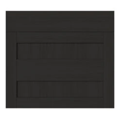 GoodHome Verbena Matt Charcoal Shaker Drawer Front (W)800mm, Pack Of 3