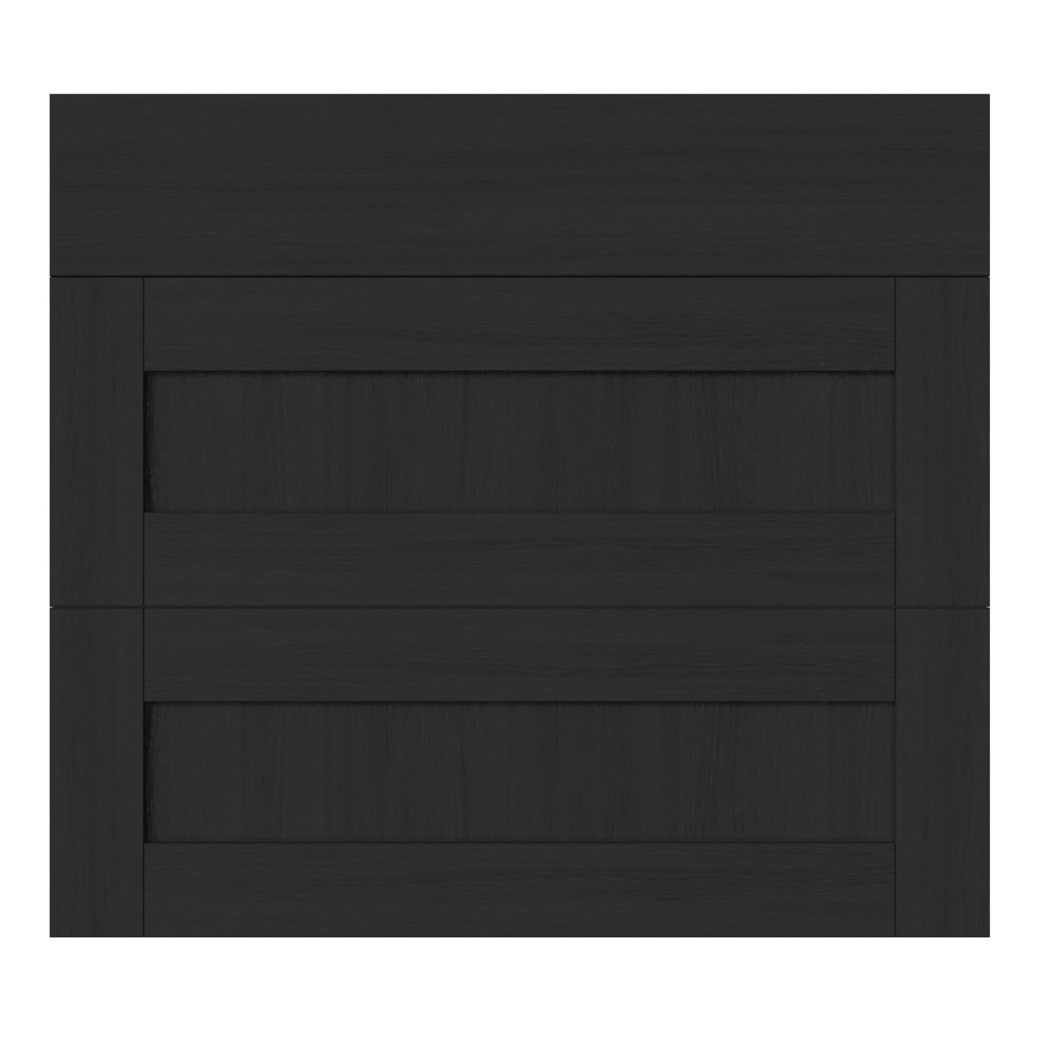 GoodHome Verbena Matt Charcoal Shaker Drawer Front (W)800mm, Pack Of 3 1 GoodHome Verbena Matt Charcoal Shaker Drawer Front (W)800mm, Pack Of 3