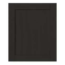 GoodHome Verbena Matt Charcoal Shaker Tall Appliance Cabinet Door (W)600mm (H)723mm (T)20mm