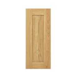 GoodHome Verbena Natural Oak Shaker Highline Cabinet Door (W)300mm (H)715mm (T)20mm