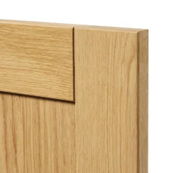 GoodHome Verbena Natural Oak Shaker Highline Cabinet Door (W)300mm (H)715mm (T)20mm -Goodhome goodhome verbena natural oak shaker highline cabinet door w 300mm h 715mm t 20mm3663602654001 36c bq