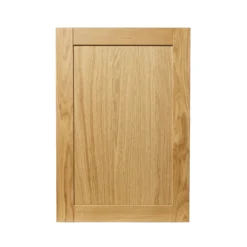 GoodHome Verbena Natural Oak Shaker Tall Appliance Cabinet Door (W)600mm (H)867mm (T)20mm